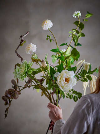 Bouquet artificiel blanc Rise