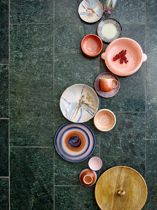 Rosa Glasschale Lalie 20cm