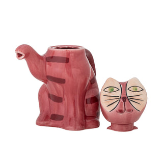 Theepot aardewerk multi Missy 20cm