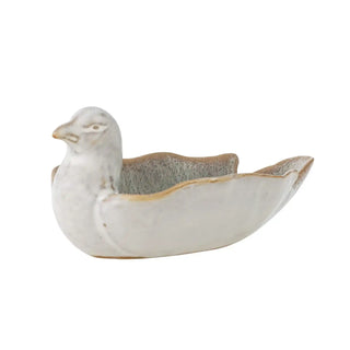 Schaal aardewerk groen Chirp 13cm