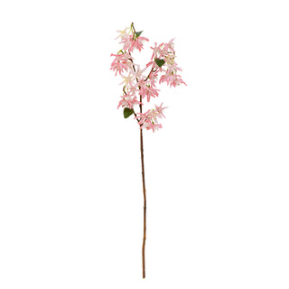 Kunsttak roze chrysant