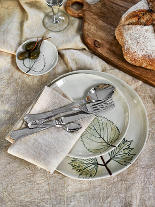 Set di piatti in gres naturale Aubrin Ø21 cm