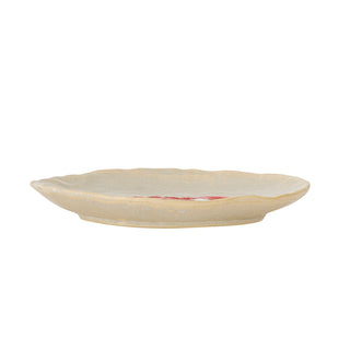 Bordenset aardewerk rood Hadden Ø13 cm - 4 stuks