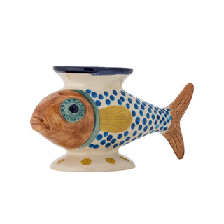 Vaso a forma di pesce in ceramica Nobu