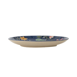 Bordenset aardewerk blauw Meredith 20,5 cm - 4 stuks