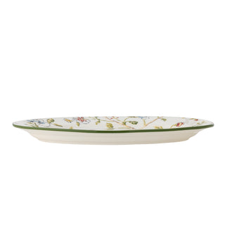Serveringsfad i stentøj, multifarvet Bloomie 35cm
