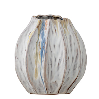 Vase i stentøj natur Feray
