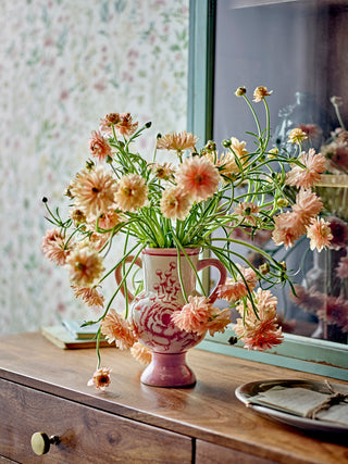 Vase i stentøj, rosa, Alea Ø13×21 cm