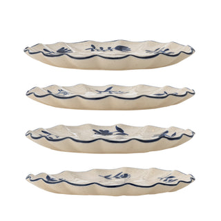 Set de platos Eimy azul Ø20,5 cm - 4 piezas