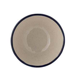Schälchen aus Steingut, blau, Eimy, Set mit 4 Stück