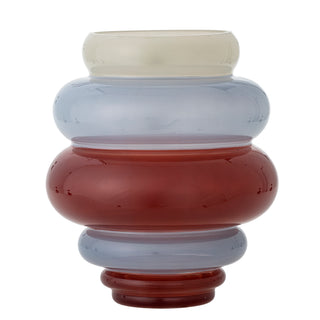 Vase Annhelene aus Glas, mehrfarbig Ø21×24 cm