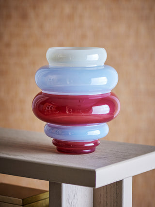 Vase Annhelene aus Glas, mehrfarbig Ø21×24 cm