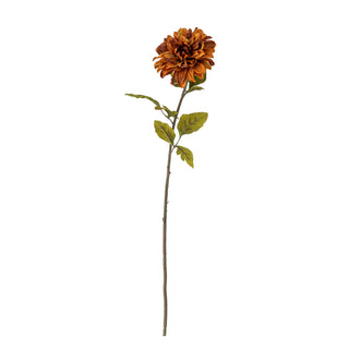 Fleur artificielle chrysanthème orange Chrysantemum