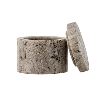Peper- en zoutpotjes marmer Avani Ø7,5×6,5 cm