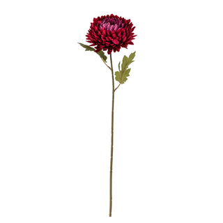 Kunstblomst Chrysantemum rød 61 cm