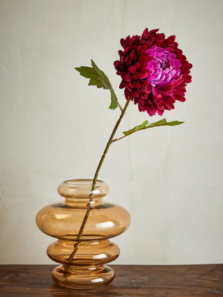 Kunstblomst Chrysantemum rød 61 cm