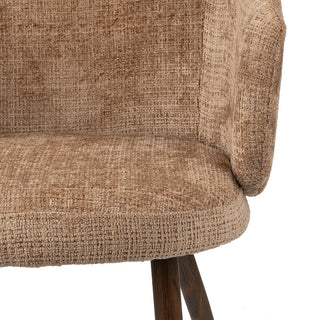 Eetkamerstoel Luna – Caramel, aanzicht of detail 8