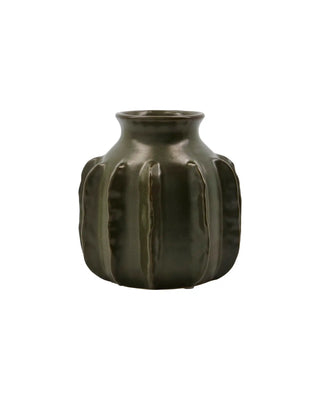 Vaas Cactus Donkergroen Hoogte 15 cm