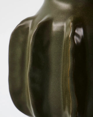 Jarrón Cactus Verde Oscuro Altura 10cm