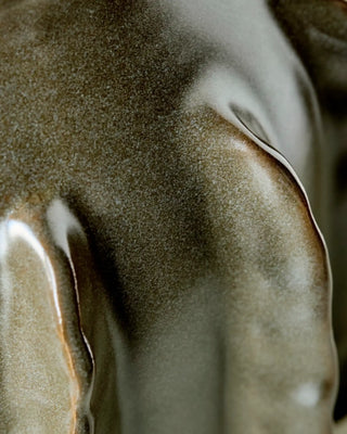 Jarrón Cactus Verde Oscuro Altura 10cm