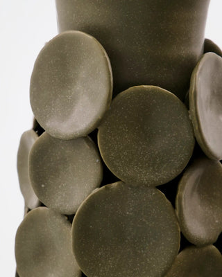 Jarrón Dot Kaki Altura 26.5cm