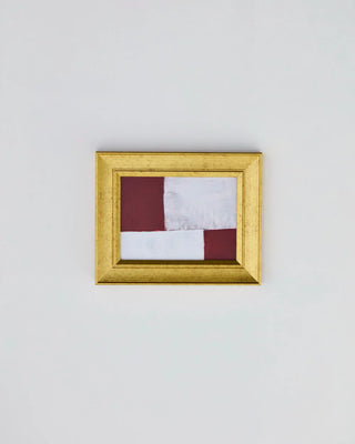 Schilderij Ruby Rood Beige 24x30cm