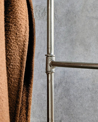 Flex silver coat rack 70cm