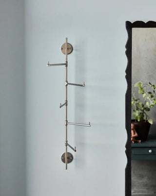 Flex silver coat rack 70cm