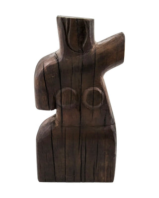 Wandkunst Human Zwart 41x20cm