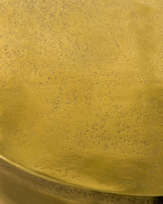 Table d’appoint Riga finition or antique 40cm