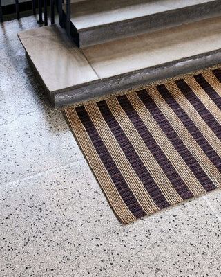 Alfombra Block Marrón Natural 85x130cm