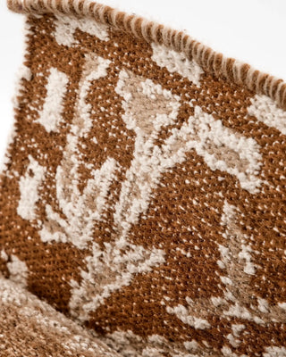 Vloerkleed Bloss bruin 90x200 cm