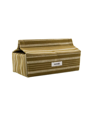 Porta pañuelos Tissue Donker olijf
