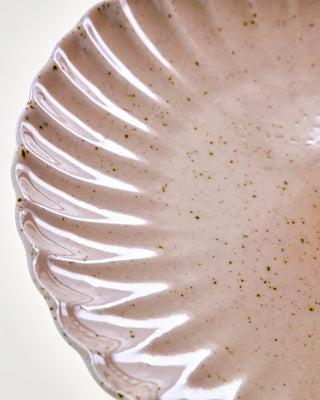Speiseteller Scallop Rosa 26cm