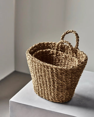 Baskets Oval Natural - Set of 2