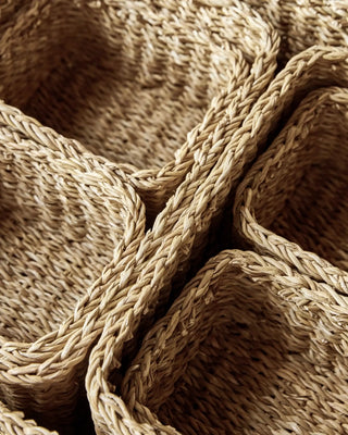 Panier de rangement Square Naturel - 7 pièces