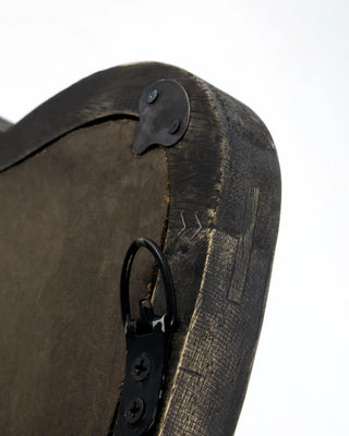 Espejo Jamp negro madera de mango 52x90cm