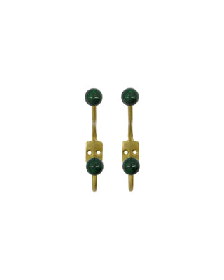 Gancho Bola Verde 13cm - 2 unidades