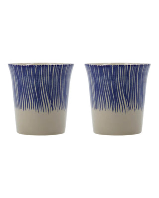 Mok Diva Blauw 9 cm - 2 stuks