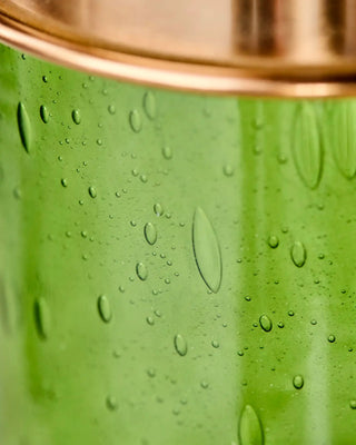 Lanterne Omay Vert 18cm - set de 2