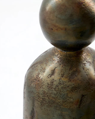 Bougeoir Cast bronze antique 16cm