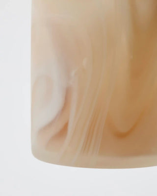 Kae fyrfadsstage Beige Højde 8cm - 2 stk