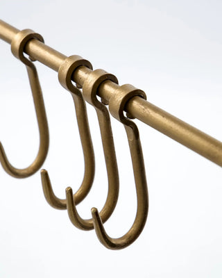 Mensola da parete Hooks ottone 60cm