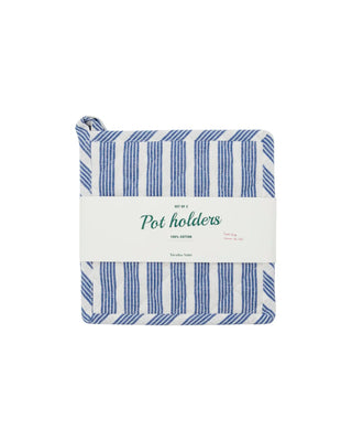 Manoplas de cocina Chef Azul - 2 unidades