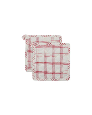 Pannenlappen Chef Rood - 2 stuks