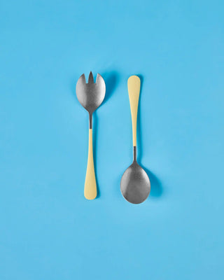 Salade set Serv Geel 20cm