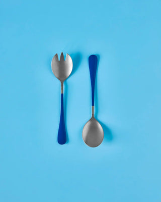 Salade set Serv Blauw 20cm