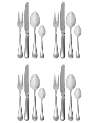 Bestekset Mora Zilveren afwerking - 16 delig