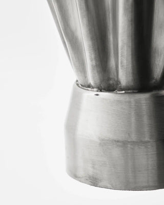 Vase Flood Gebürstet Silber 33cm