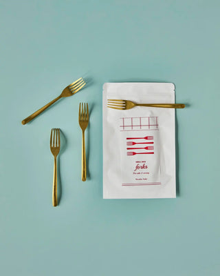 Cakevork Cake Antiek goud - 4 stuks